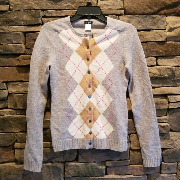 J. Crew Factory Sweaters J Crew Gray Wool Cardigan Sweater Poshmark